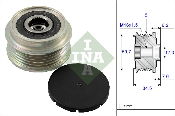 Alternator Freewheel Clutch